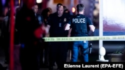 АКШнын полиция кызматкерлери. Калифорния. Март, 2021-жыл. Иллюстрациялык сүрөт. 