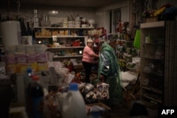 Sumy sebitinde bir kiçijik dükan