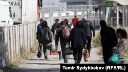 12 октября. Кыргызстан. КПП «Акжол-автодорожный».