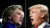 Кандидат в президенты США от Демократический партии Хиллари Клинтон (слева) и кандидат в президенты США от Республиканской партии Дональд Трамп. Иллюстративное фото.