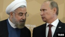 Ռուսաստանի նախագահ Վլադիմիր Պուտինն ու Իրանի նախագահ Հասան Ռոհանին, արխիվ