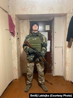 Беларускі добраахвотнік Эмілій Лабейка