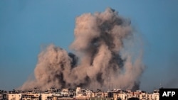 حملات هوایی نیروهای اسرائیل بر نوار غزه - عکس از آرشیف