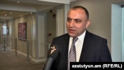 Սահմանադրական դատարանի նախագահ Արման Դիլանյանը հարցազրույց է տալիս «Ազատությանը», Երևան, 21-ը ապրիլի, 2025թ.