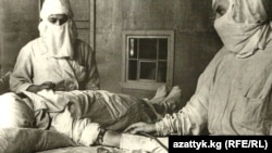 Согуш кезиндеги Фрунзедеги аскер госпиталы.