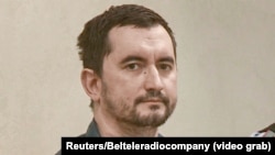 Сьцяпан Латыпаў у судзе. Менск, 16 жніўня 2021 году